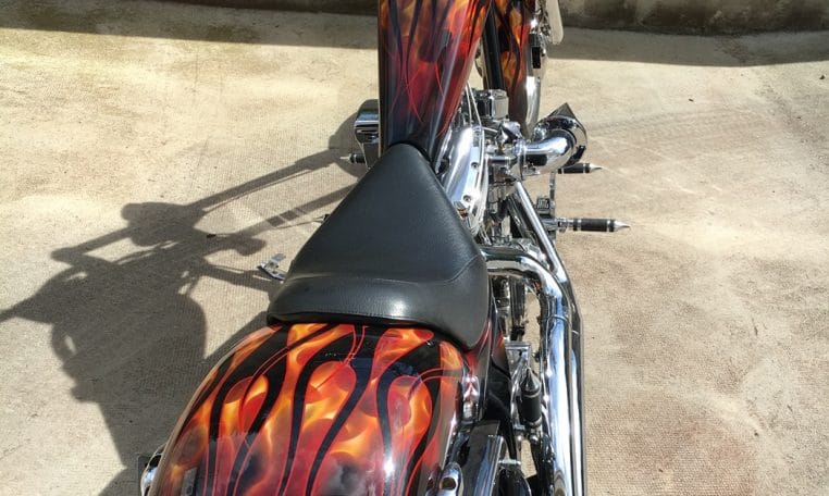 Real Flames American Ironhorse Texas Custom Chopper