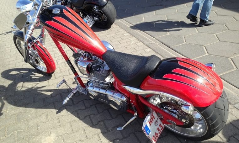 Big Dog Motorrad K 9 red-black
