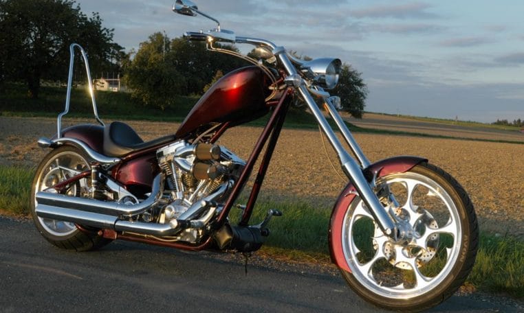 Big Dog Motorcycles K9 cherryred II Custom Chopper