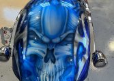 Big Dog K 9 Motorcycle Alien Airbrush